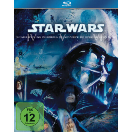 Blue Ray DVD Star Wars 4-6