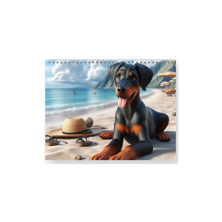 Kinderkalender Der kleine Dobermann